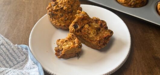 Easy Healthy Pumpkin Carrot Muffins (Low Fat)