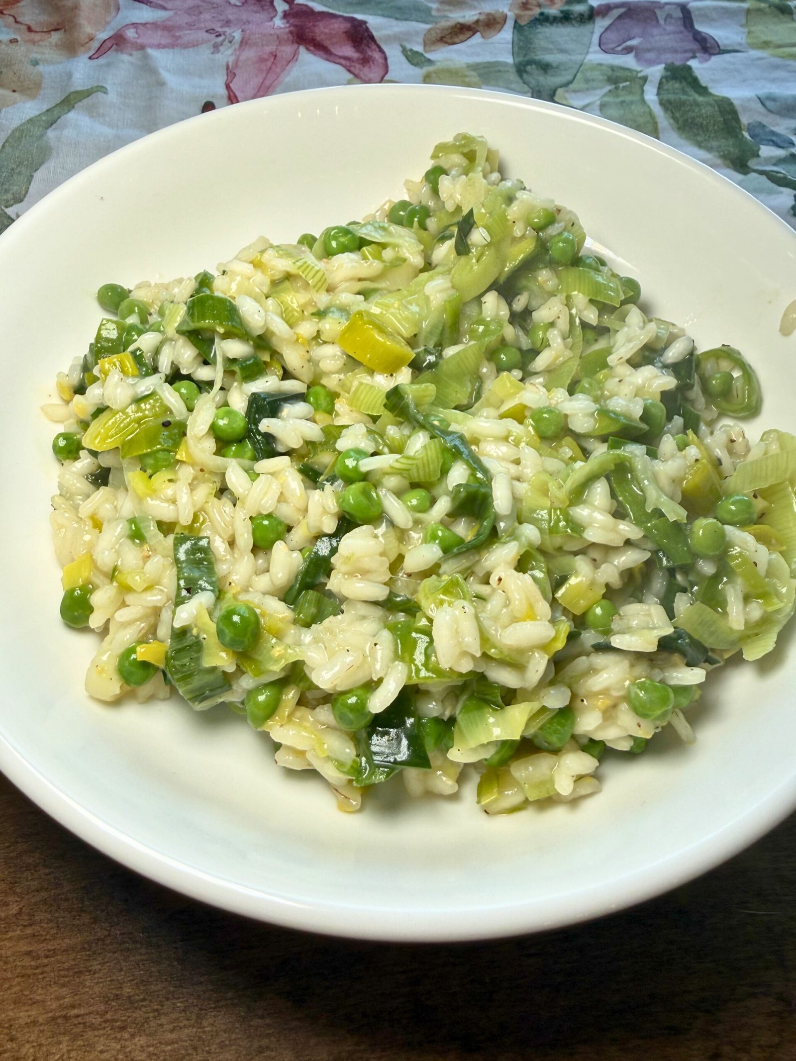 Green Pea & Leek Risotto